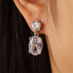 Drop Shape Earrings - Colorful Dangle Sparkle for Any Outfit