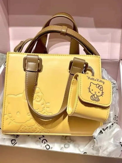 Adorable Hello Kitty Yellow Bag - Fashion Essential - UrSuperMart