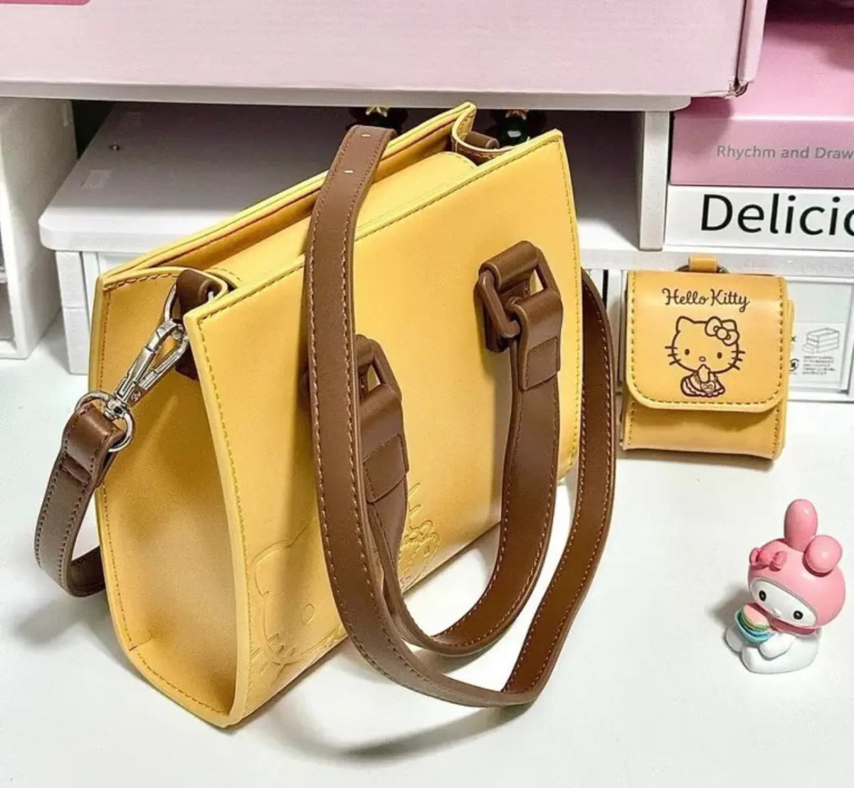 Adorable Hello Kitty Yellow Bag - Fashion Essential - UrSuperMart