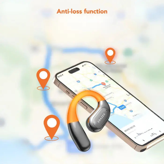 AI-powered translation headset with anti-loss tracking function, ensuring secure and easy location recovery.