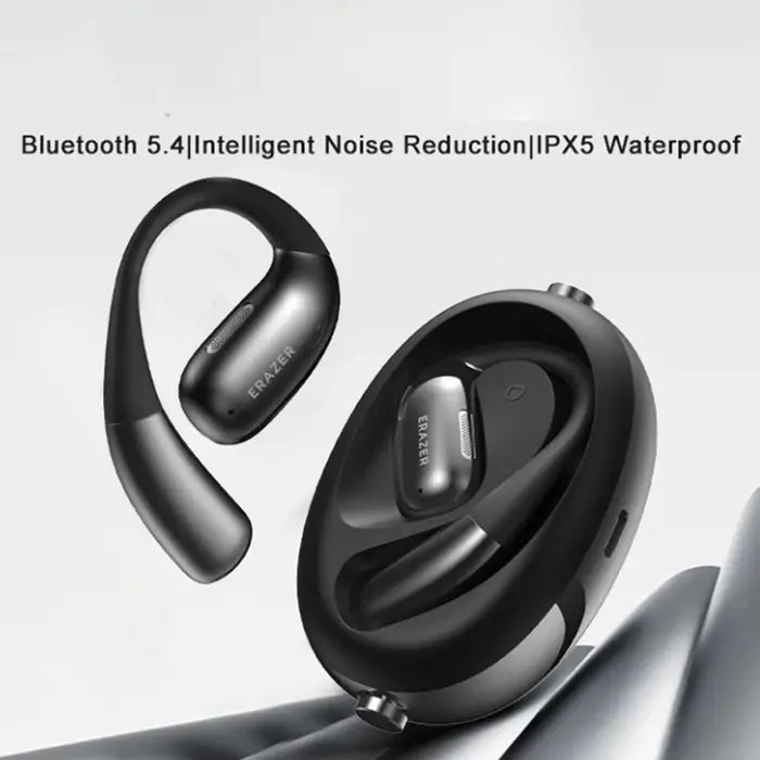 AI-powered translation headset with Bluetooth 5.4, noise reduction, and IPX5 waterproof design for clear audio.