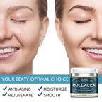 Anti-Aging Cream results on woman’s face showing smoother, clearer skin using Mabox collagen formula