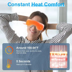 Anti-Wrinkle Eye Massager with constant heat mode around 100°F for soothing eye relaxation.