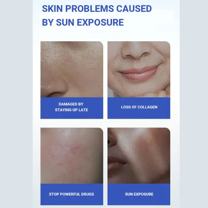 Anti-Wrinkle Peptide treatment for sun damage, collagen loss, late nights, and skin irritation.