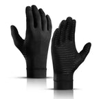 Arthritis Gloves in full-finger style with ribbed compression lines for enhanced hand support.