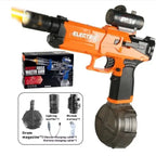  Automatic water gun in orange Desert Eagle style with full accessory set and tactical packaging