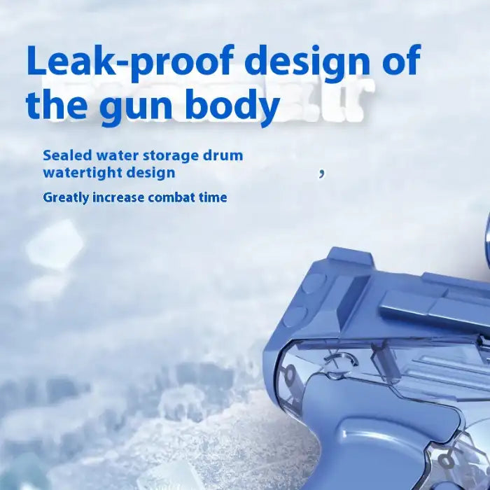  Automatic water gun leak-proof design featuring watertight sealed drum to increase playtime