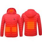 Heated Puffer Jacket for Men Stay Warm Outdoors - UrSuperMart