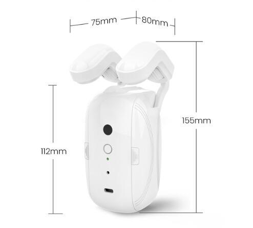 Smart Curtain Opener for Roman Rods, Voice & Remote Control