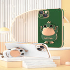 Phone case with adorable 3D duck stand for iPhone 13/14.