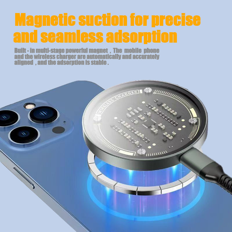 Magnetic Wireless Charger Fast 15W iPhone Charging