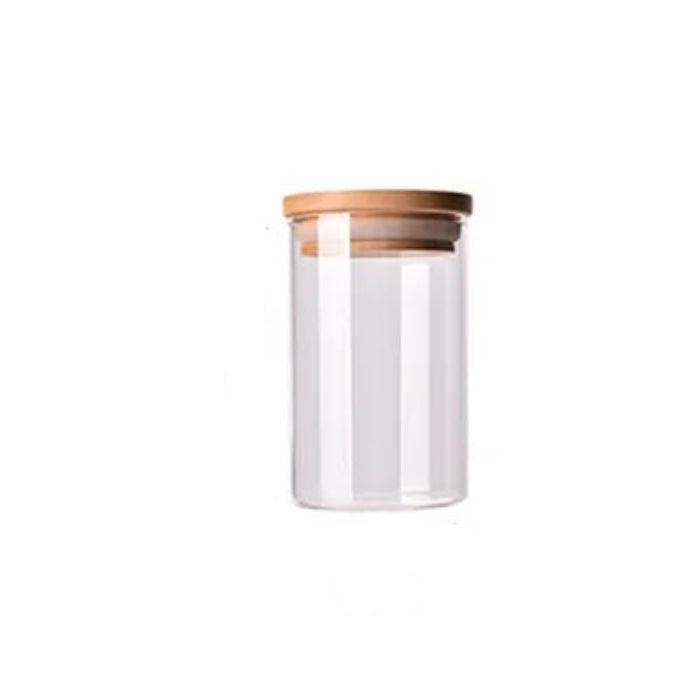 Bamboo-Covered Borosilicate Glass Food Storage Containers - UrSuperMart