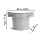 Dimensions of bed sheet secure clips showing size in centimeters and inches for accurate fitting.