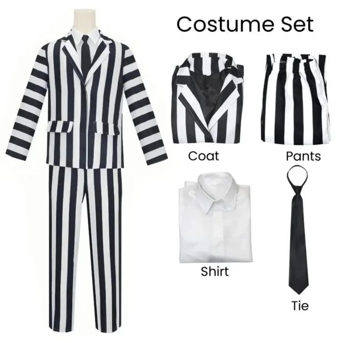 Beetle Juice Halloween Costume - THE GHOST WITH THE MOST!!! - UrSuperMart