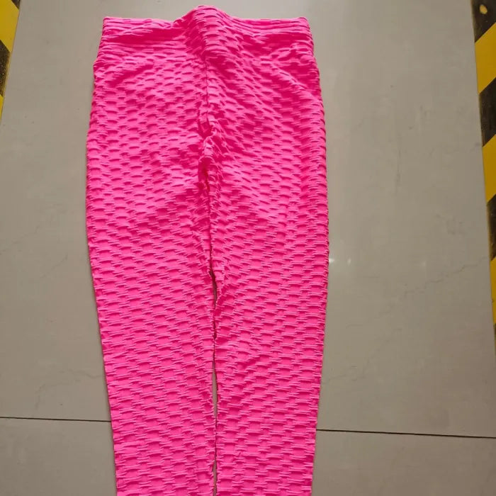 Booty Lifting Scrunch Leggings in pink UrSuperMart