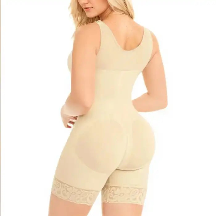 Butt lifter Melibelt shapewear in beige with sculpting back design and smooth compression fit