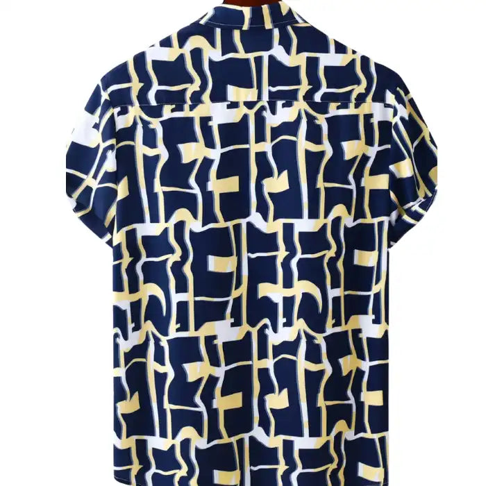 Men's Casual Shirts Plus Size Short Sleeve Comfortable