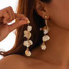 Beach Jewelry Set: Seashell & Starfish Gold Set