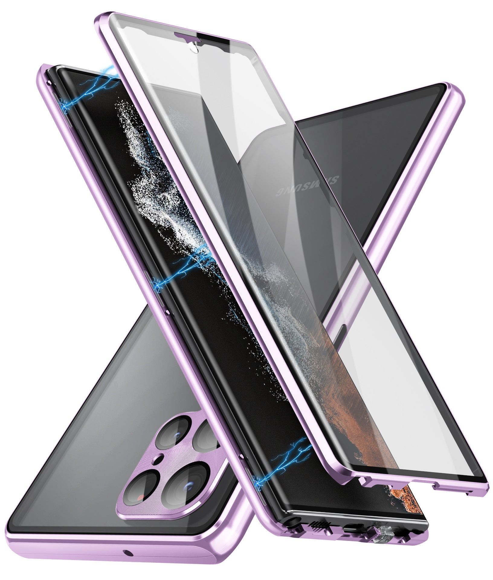 Phone Case for Galaxy S24 Ultra - Sleek Magnetic Privacy
