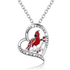 Cardinal Bird Necklace - Comfort & Remembrance Gift - UrSuperMart