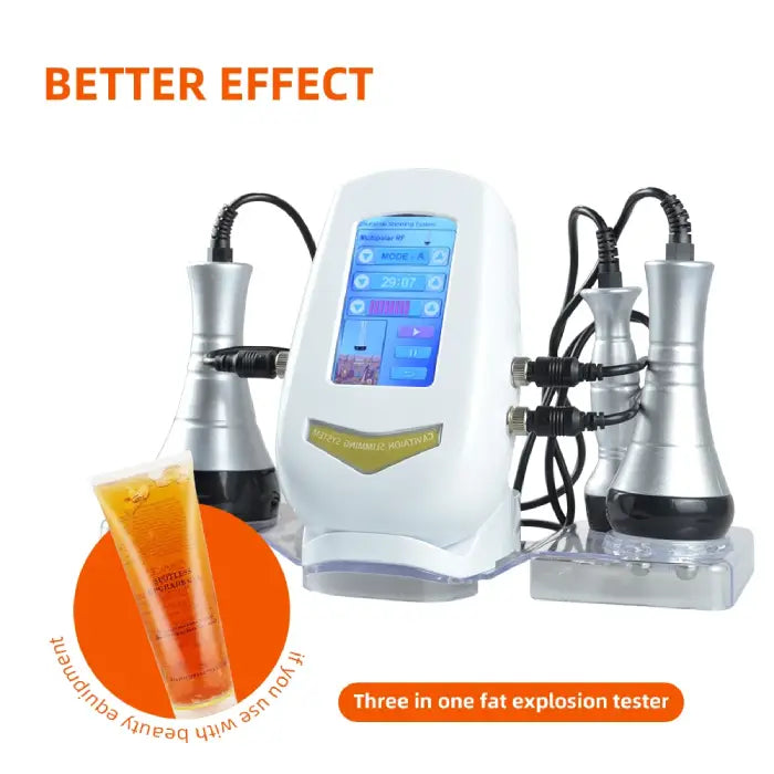 Cavitation Body Massager with slimming gel for enhanced fat reduction and treatment results