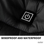 Heated Puffer Jacket for Men Stay Warm Outdoors - UrSuperMart