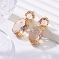 Drop Shape Earrings - Colorful Dangle Sparkle for Any Outfit - UrSuperMart