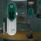 Cigarette Rolling Machine labeled diagram showing parts and included accessories for operation.