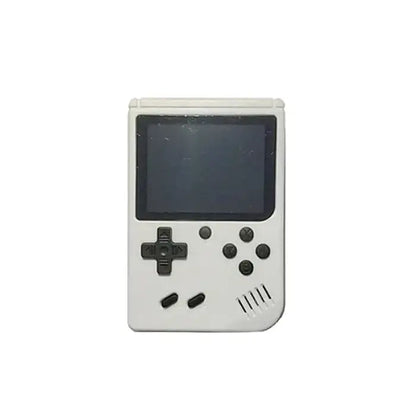  White retro-style gaming console with d-pad and button configuration