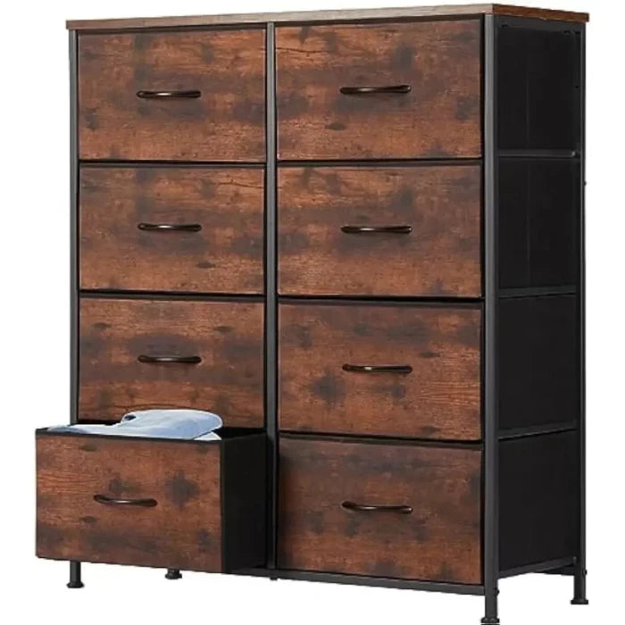 Classic Wooden Fabric Dresser for Stylish Home Storage - UrSuperMart