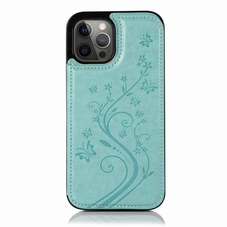 iPhone Cases: Elegant Leather Wallet Case with Card Holder