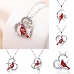 Cardinal Bird Necklace - Comfort & Remembrance Gift - UrSuperMart