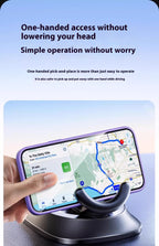 Magnetic Car Phone Holder: Strong Hold, Easy View!