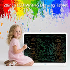Drawing tablet with child sketching underwater scene of dolphins, fish, and ocean-themed elements.