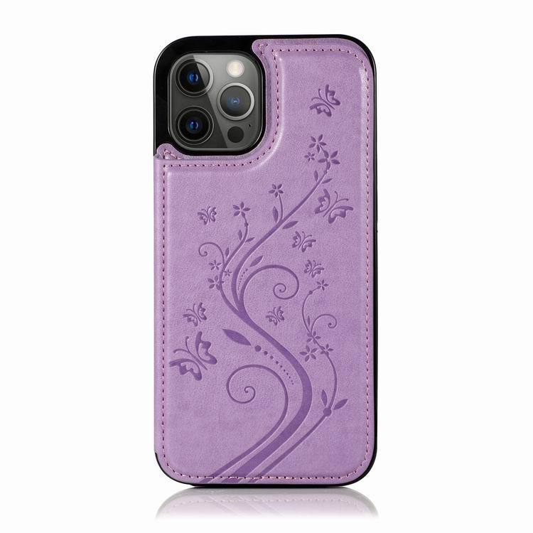iPhone Cases: Elegant Leather Wallet Case with Card Holder