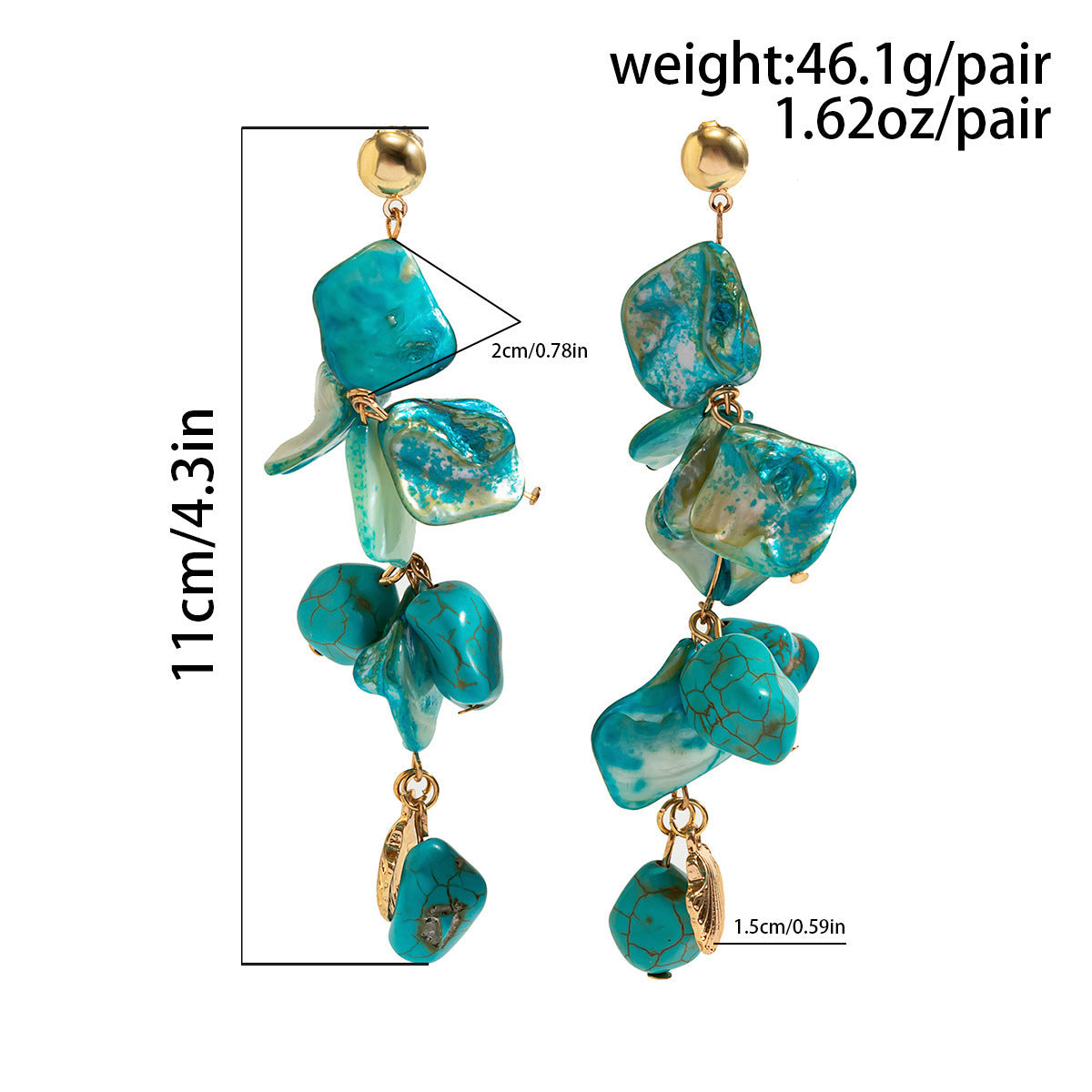 Beach Jewelry Set: Seashell & Starfish Gold Set