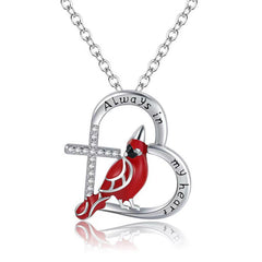 Cardinal Bird Necklace - Comfort & Remembrance Gift - UrSuperMart