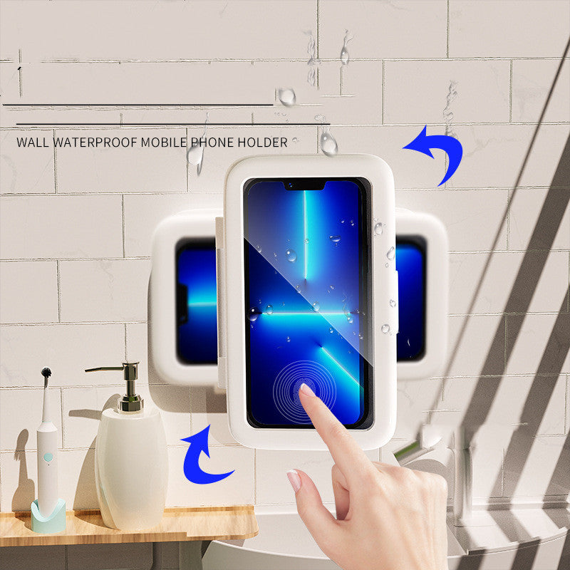 Shower Phone Holder - Waterproof Mount for Bathroom