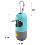 LED Pet Waste Bag Dispenser with Flashlight for Night Walks - UrSuperMart