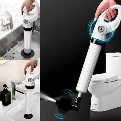 Hi-Power Mess-Free Toilet Plunger: Hygienic Clog Removal - UrSuperMart