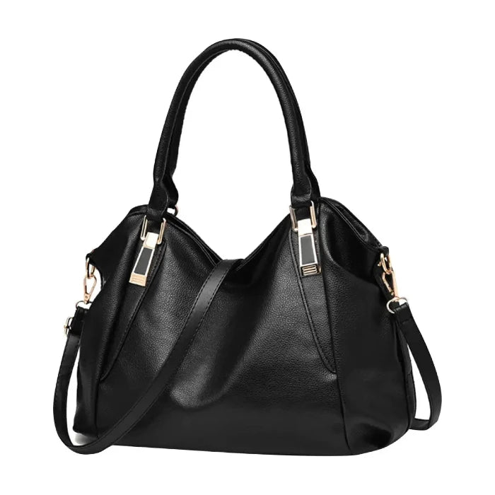 Elevate Your Style with Our Chic Black Leather Satchel Bags - UrSuperMart