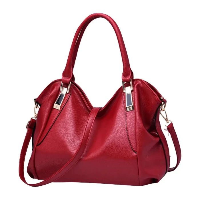 Elevate Your Style with Our Chic Red Leather Satchel Bags - UrSuperMart