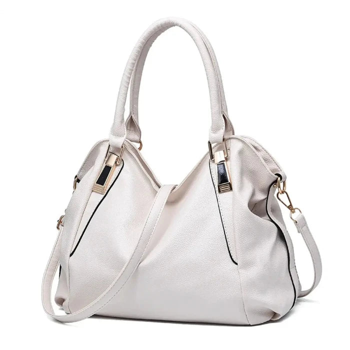 Elevate Your Style with Our Chic White Leather Satchel Bags - UrSuperMart