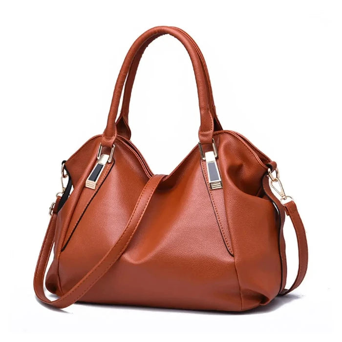 Elevate Your Style with Our Chic Brown Leather Satchel Bags - UrSuperMart