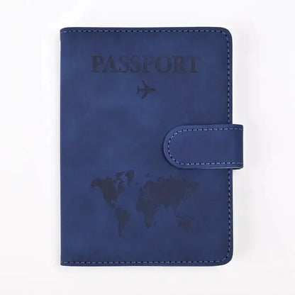 Stylish Faux Leather Passport Holder for Easy Travel - UrSuperMart