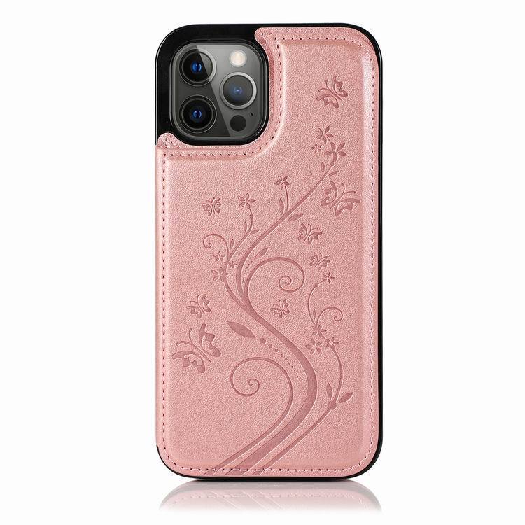 iPhone Cases: Elegant Leather Wallet Case with Card Holder