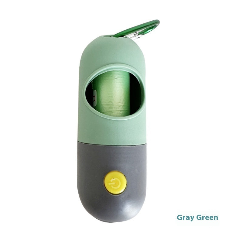 LED Pet Waste Bag Dispenser with Flashlight for Night Walks - UrSuperMart