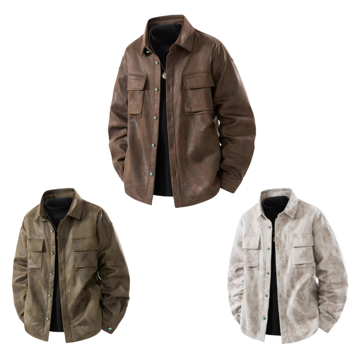 Men's Shirt Jacket - Rugged Style & Versatile Comfort - UrSuperMart