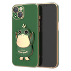 Phone case with adorable 3D duck stand for iPhone 13/14.