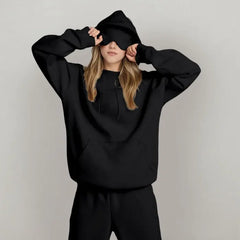 Hoodie with Eye Mask for Undisturbed Rest & Travel Naps
